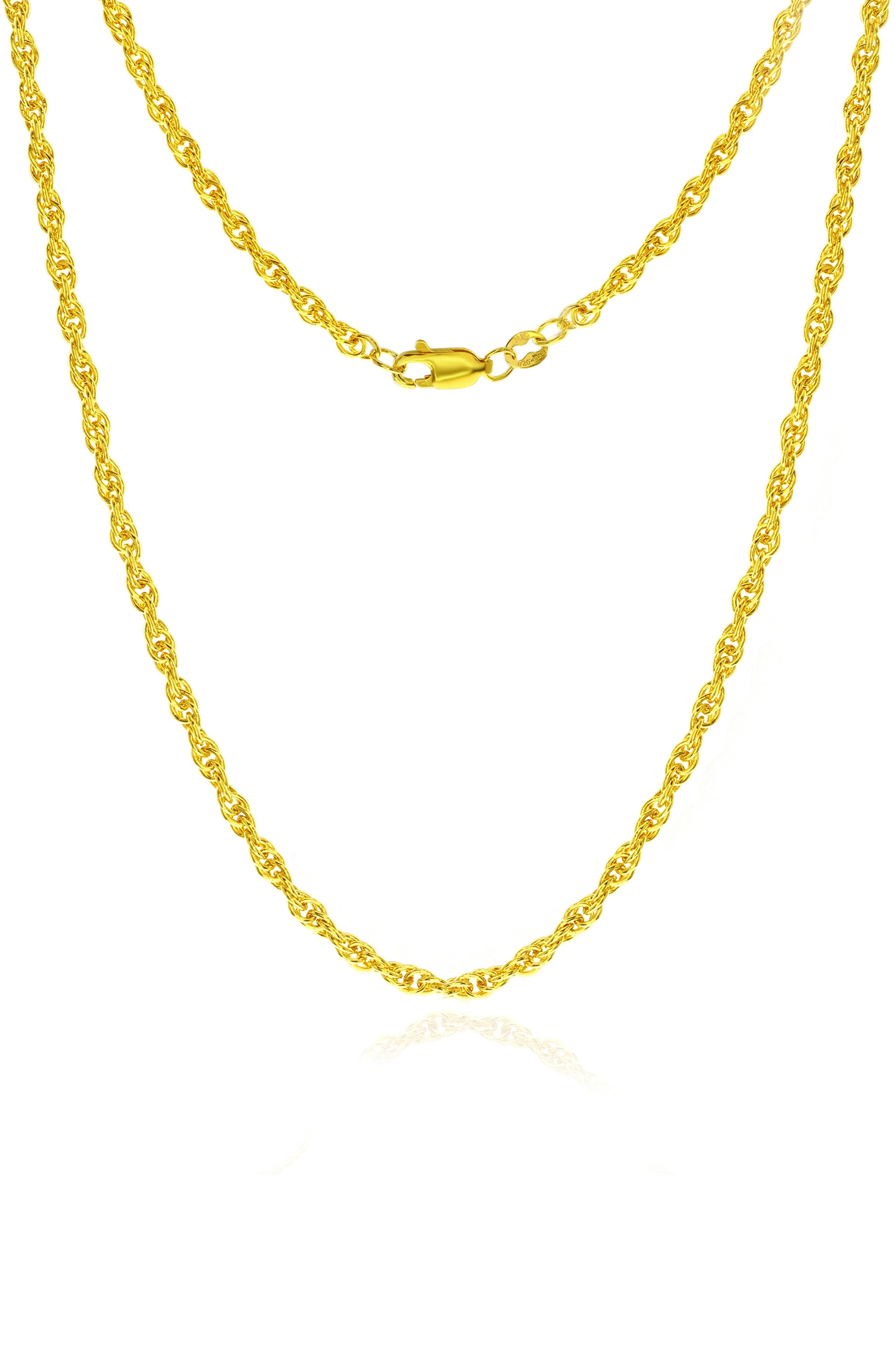 14k Gold Fill Rope Chain Necklace