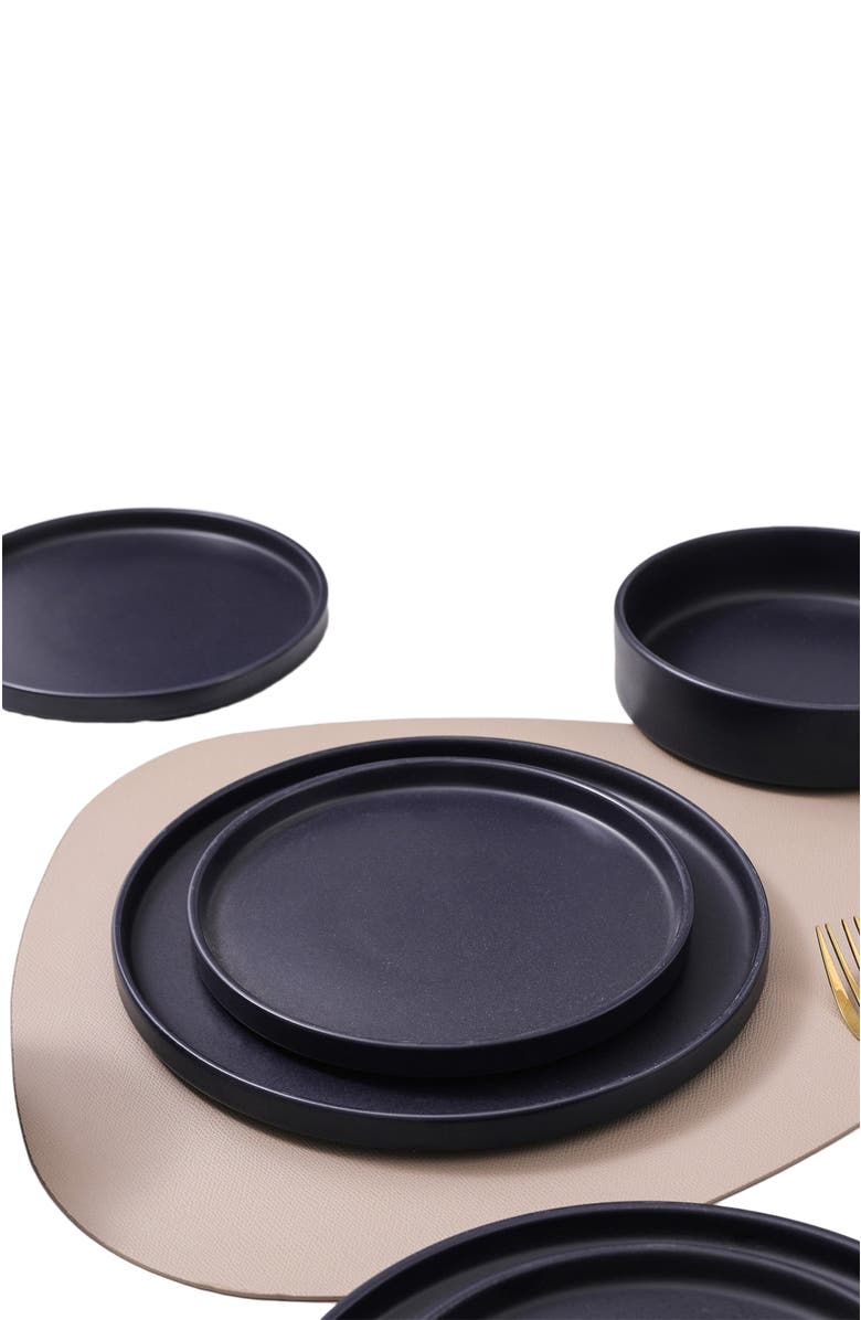 Stone Lain Cleo Stoneware 16-Piece Dinnerware Set, Alternate, color, Dark Blue