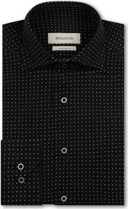 Bugatchi Devon OoohCotton® Micro Dot Print Button-Up Shirt