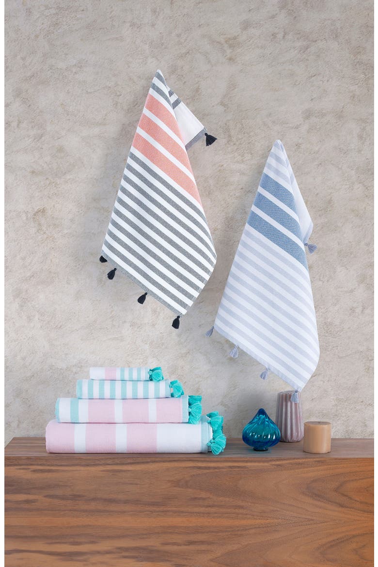 Pesthemal 4-Pack Turkish Cotton Hand Towels, Alternate, color, ORANGE