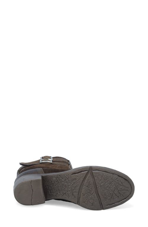 Miz Mooz Stellar Dual Buckle Bootie In Brown