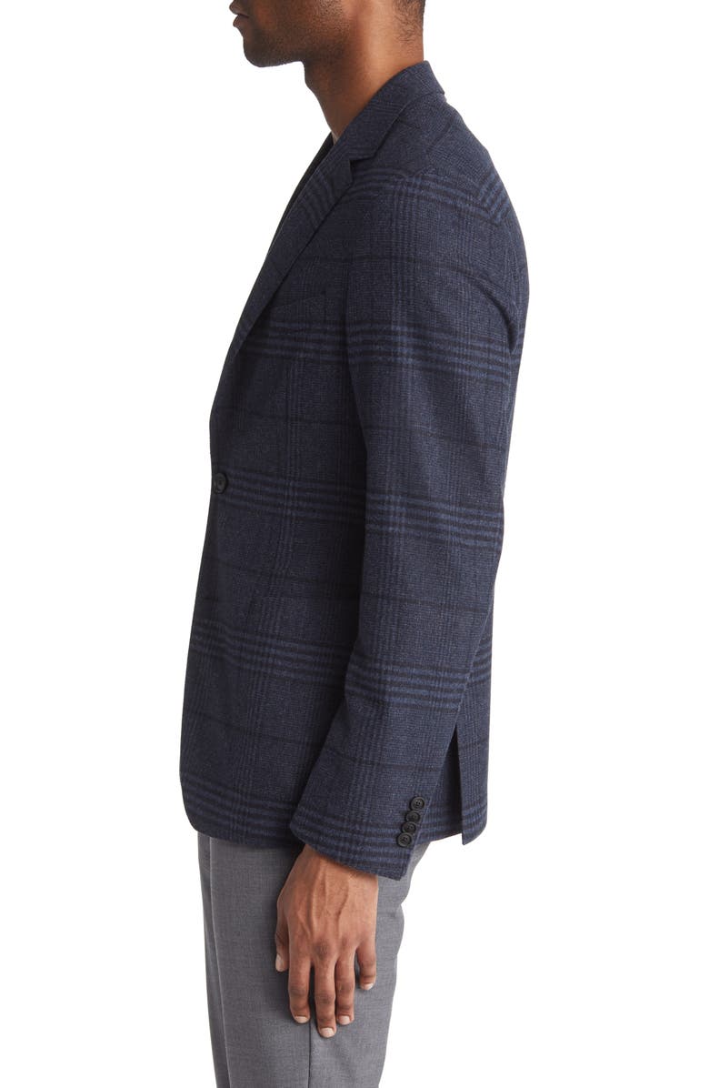 BOSS Hanry Plaid Sport Coat, Alternate, color, Dk Bu