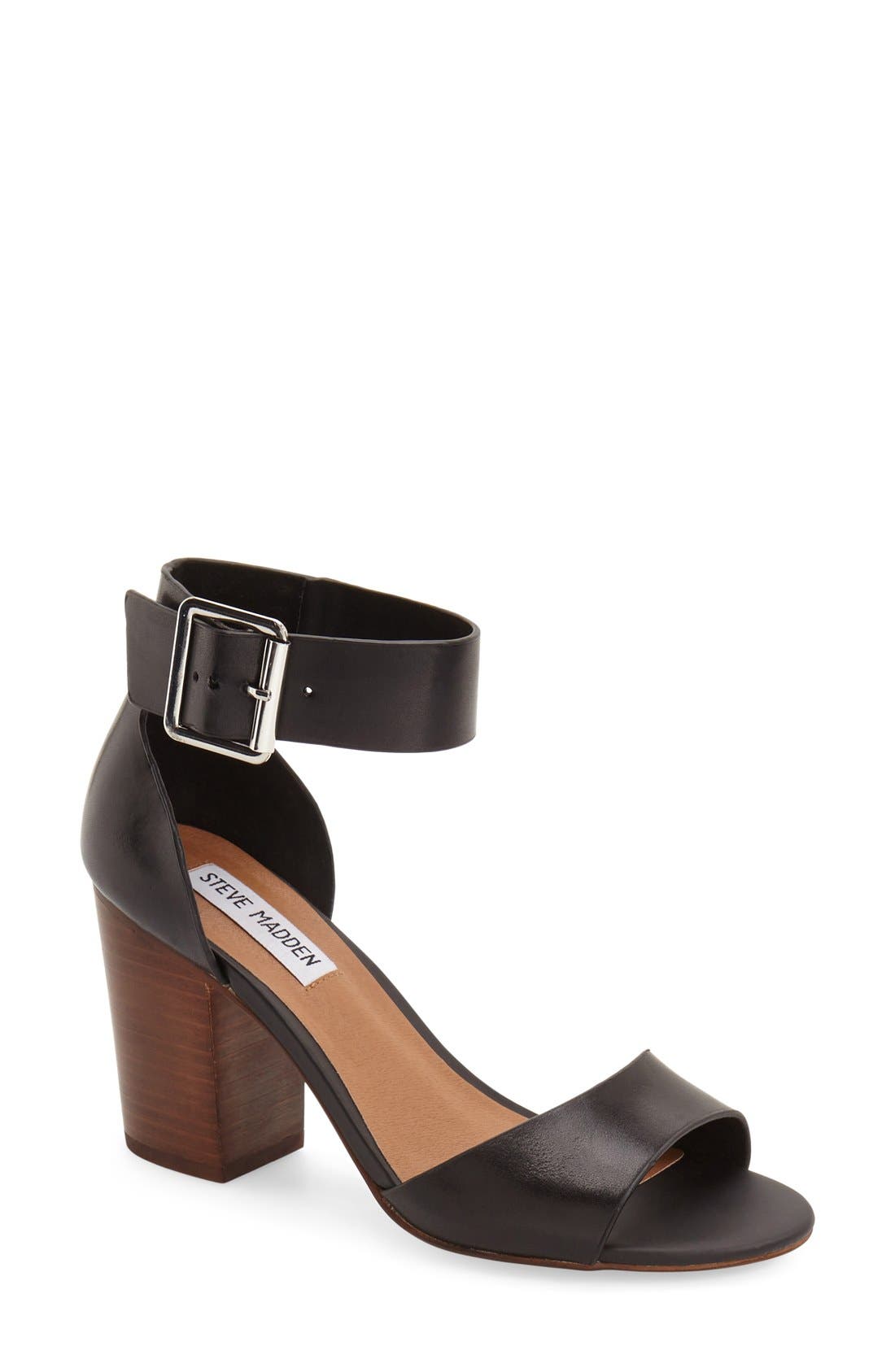 Steve Madden 'Estoria' Ankle Strap Sandal, Main, color, 