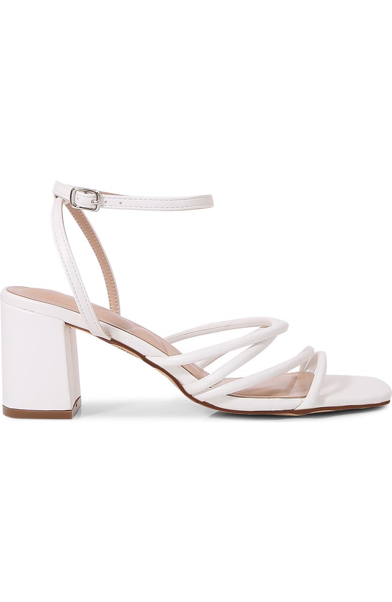 BERNESS Emmarie Tubular Strap Sandal, Alternate, color, White