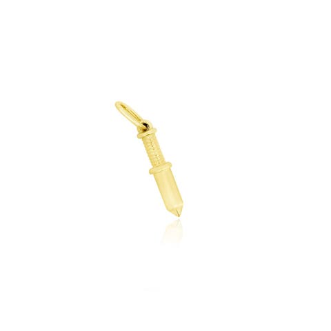 Mini Gold Dagger Charm