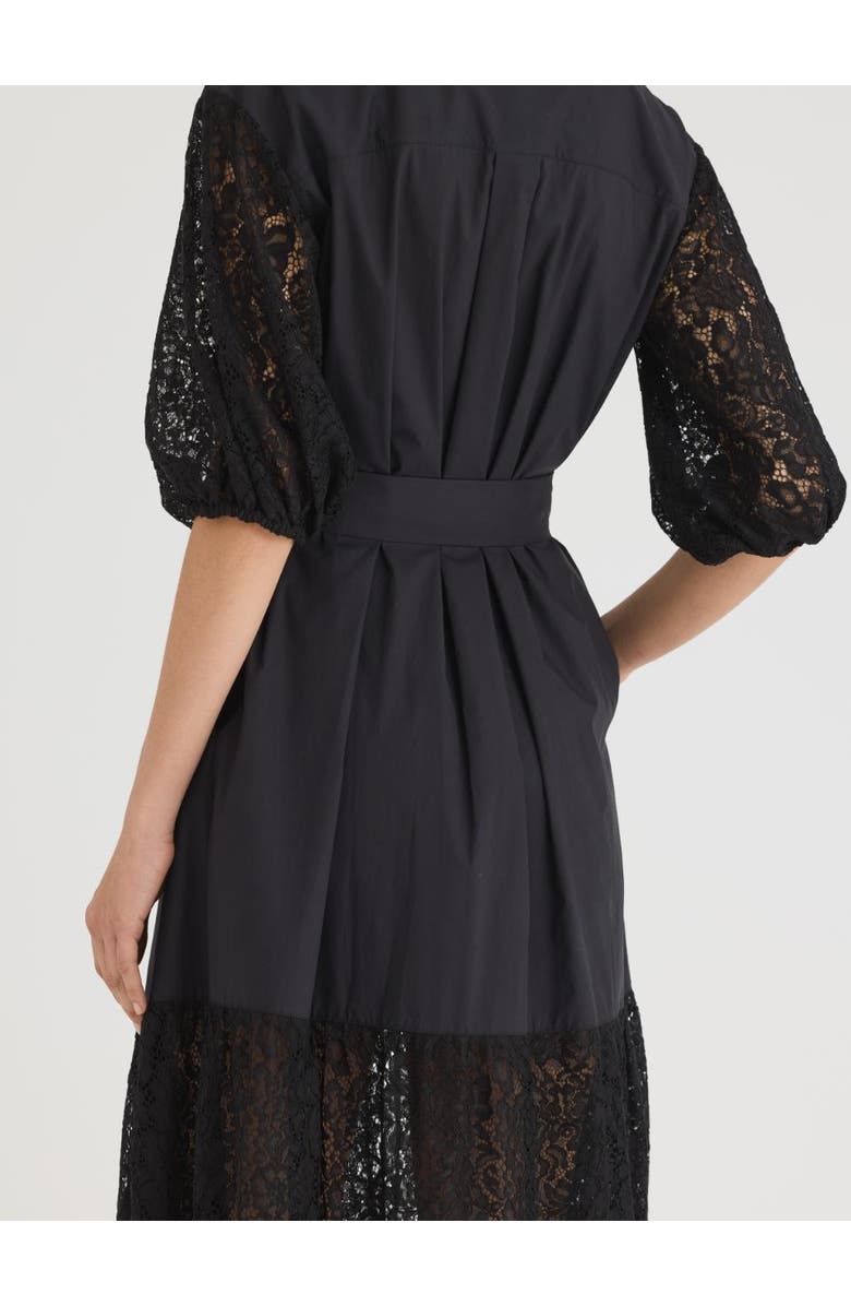 Rebecca Taylor Idun Dress, Alternate, color, Black
