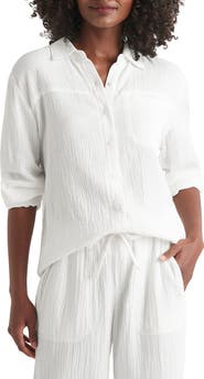 Splendid Kit Cotton Button-Up Blouse