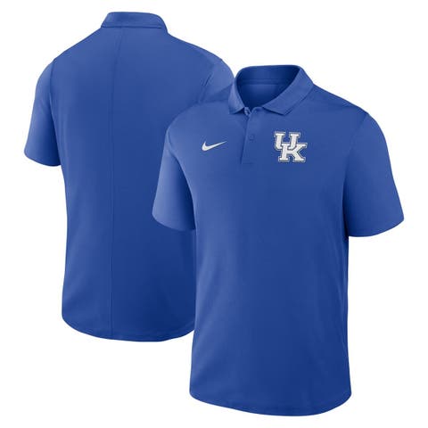 Men's Nike Royal Kentucky Wildcats Primetime Victory Primary Logo Performance Polo