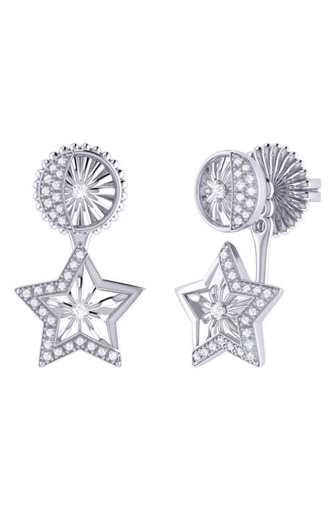 Lucky Star Diamond Stud Earrings