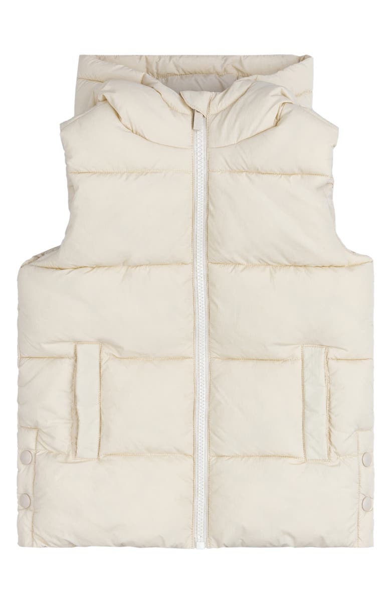 MILES THE LABEL Kids' Birch Hooded Puffer Vest, Main, color, 