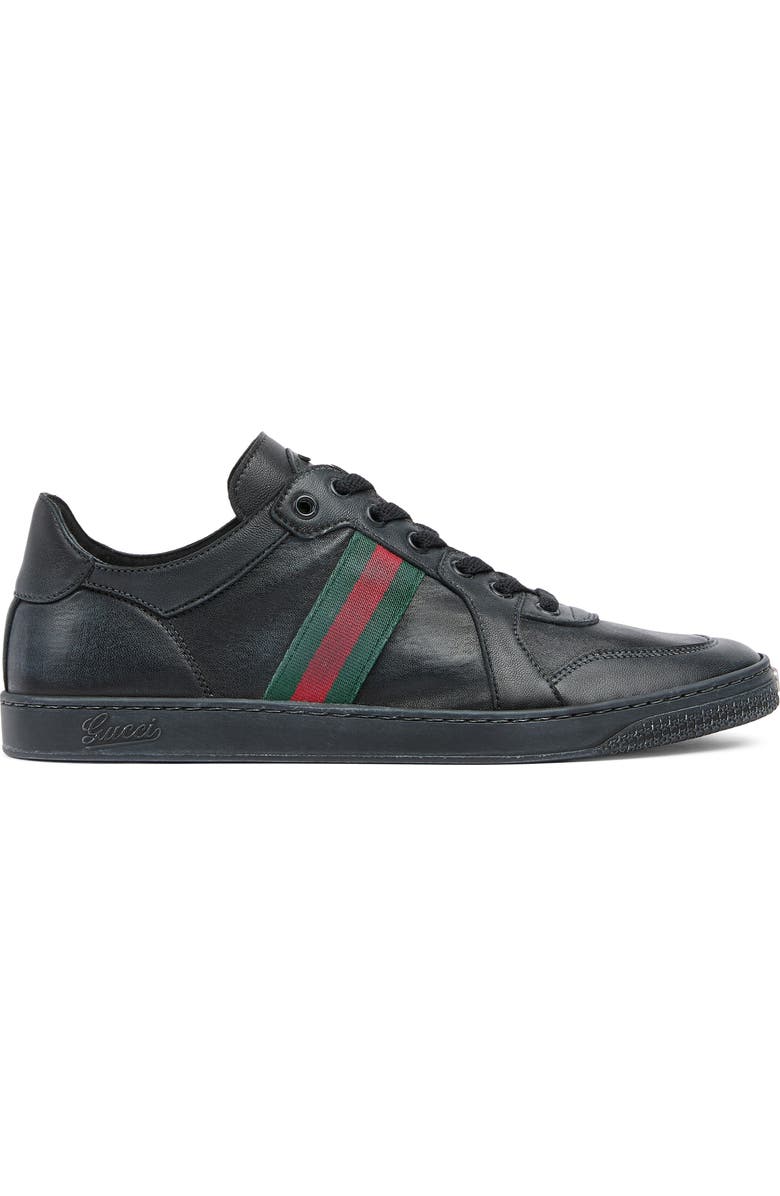 Gucci Coda Low Top Sneaker, Alternate, color, Black
