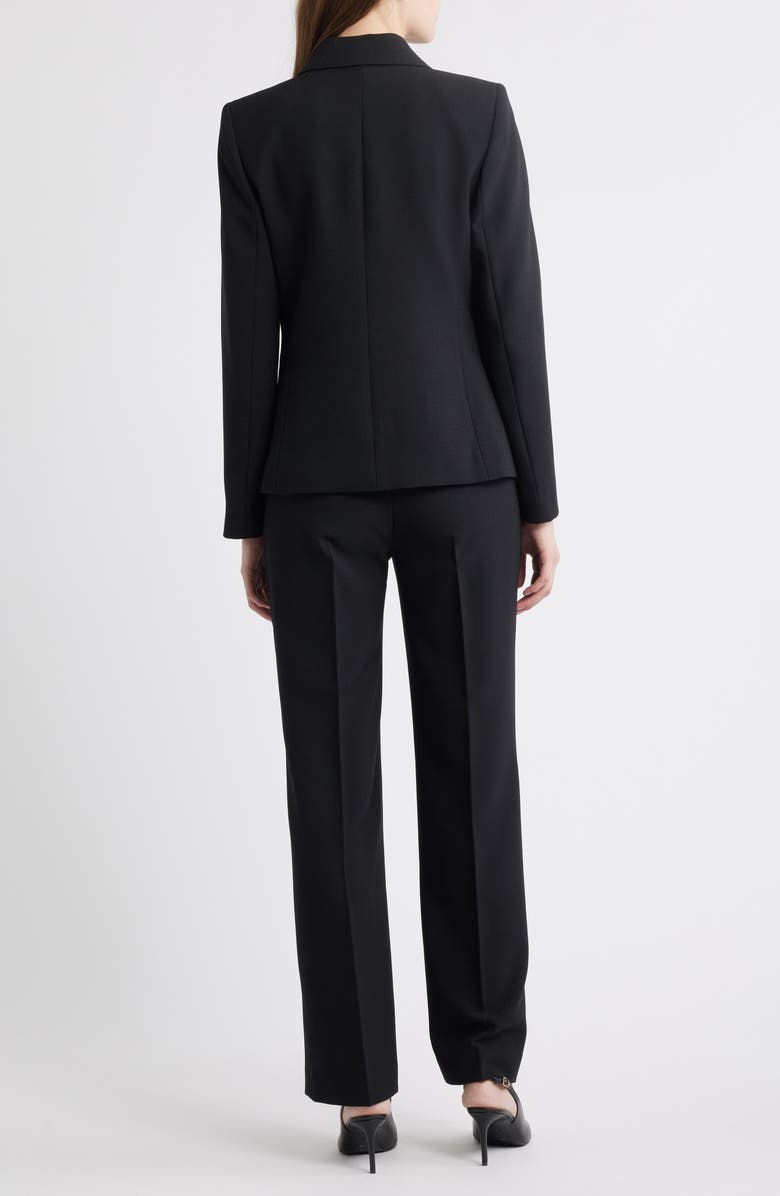 Tahari ASL Double Breasted Jacket, Alternate, color, Black