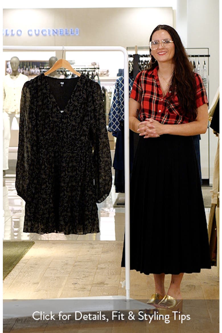 Brasserie Long Sleeve Minidress video