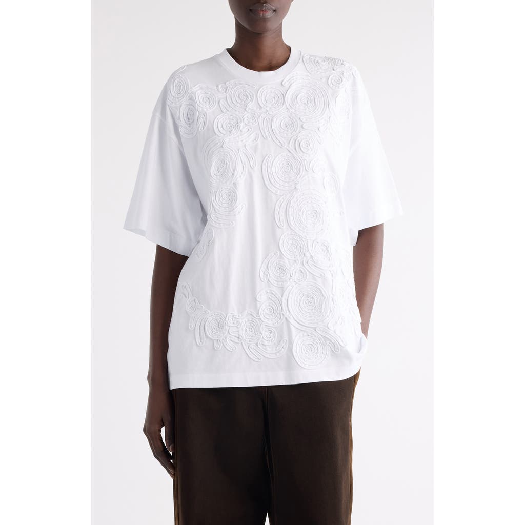 Dries Van Noten Hegels Soutache Embroidered T-shirt In Animal Print