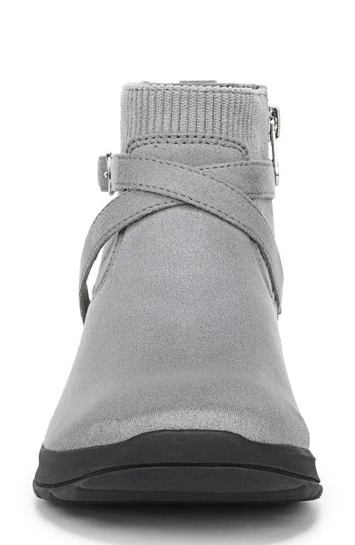 Lifestride Gates Wedge Bootie In Gray