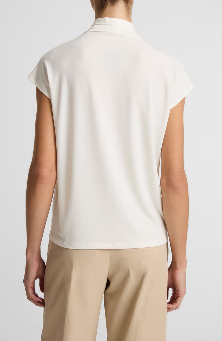 Vince Twist Neck Cap Sleeve Top, Alternate, color, Bone