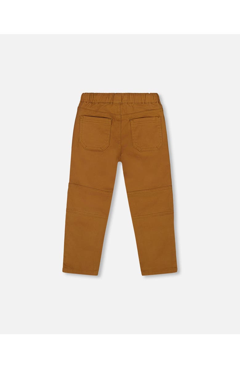Deux par Deux Twill Jogger Pants with Patch Pockets, Alternate, color, Brown