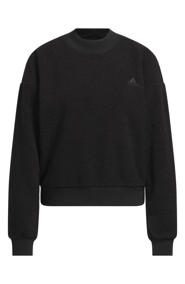 adidas Coze High Pile Fleece Sweatshirt, Alternate, color,