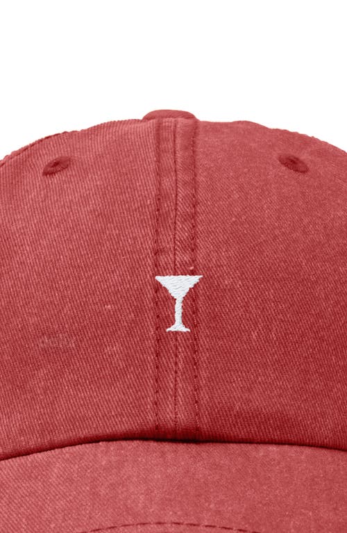Dalix Lil Martini Dad Cap In Red