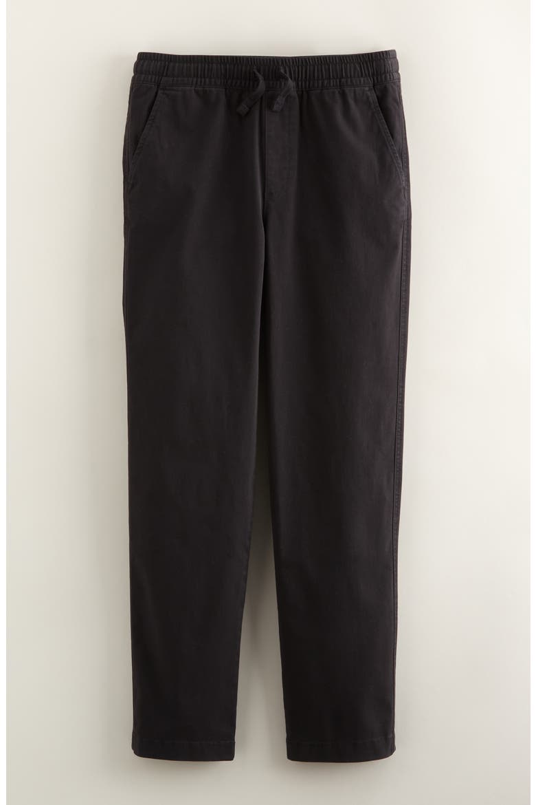 Kids' Relaxed Stretch Cotton Chinos, Main, color, BLACK