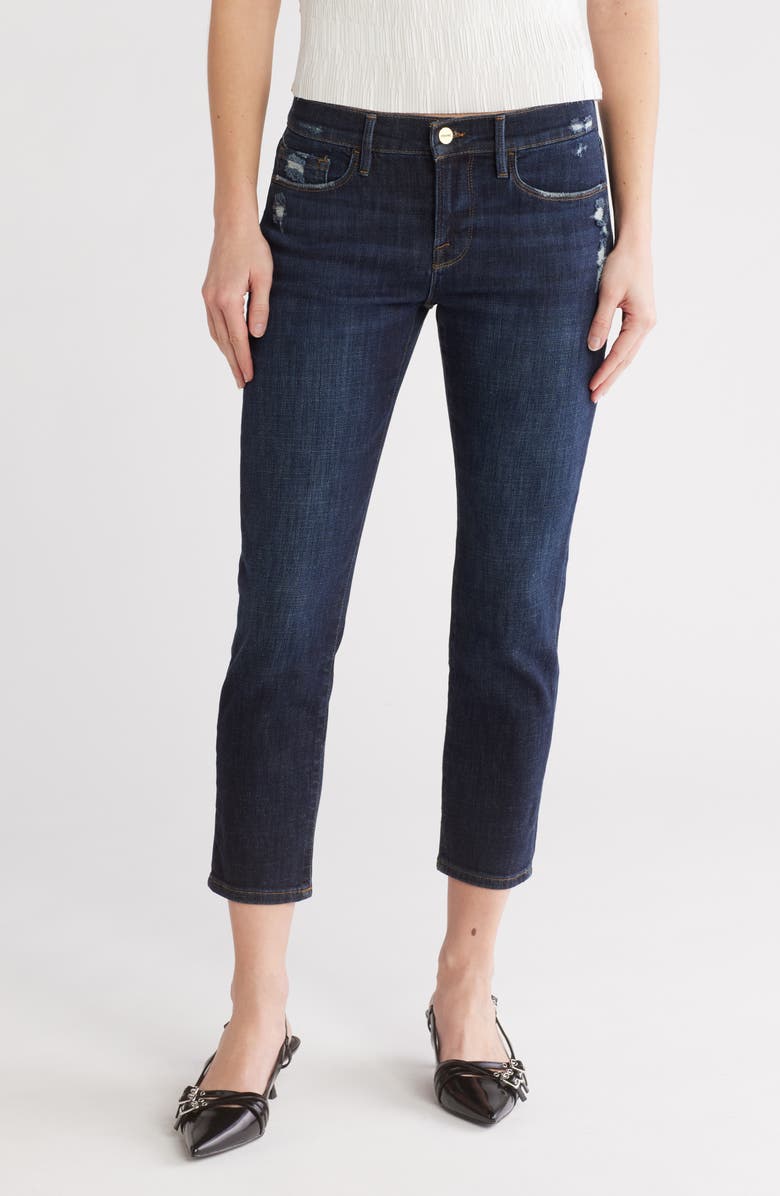 FRAME Le Garcon Crop Boyfriend Jeans, Main, color, Covant