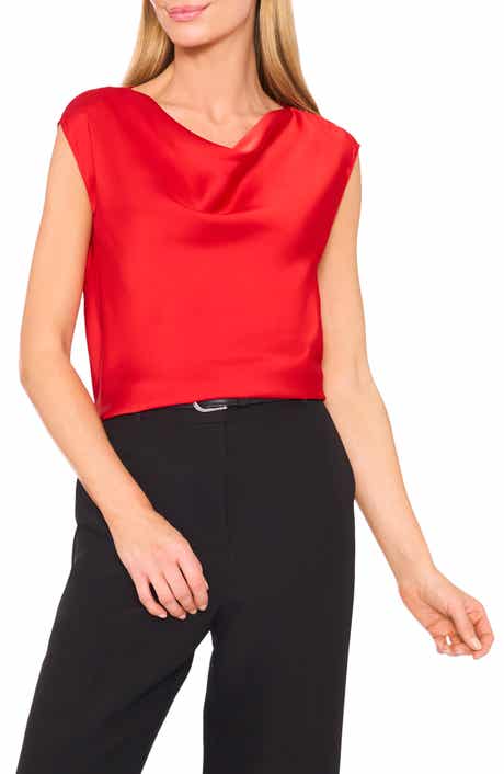 Halogen® Cowl Neck Sleeveless Top