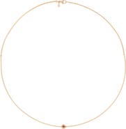 Eloise Jewelry Moon Necklace  with Natural Gemstones. Handmade in Italy
