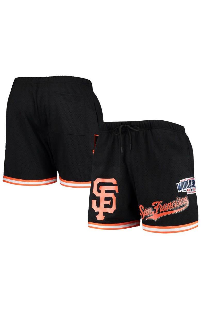 PRO STANDARD Men's Pro Standard Black San Francisco Giants 2014 World Series Mesh Shorts, Main, color, Black