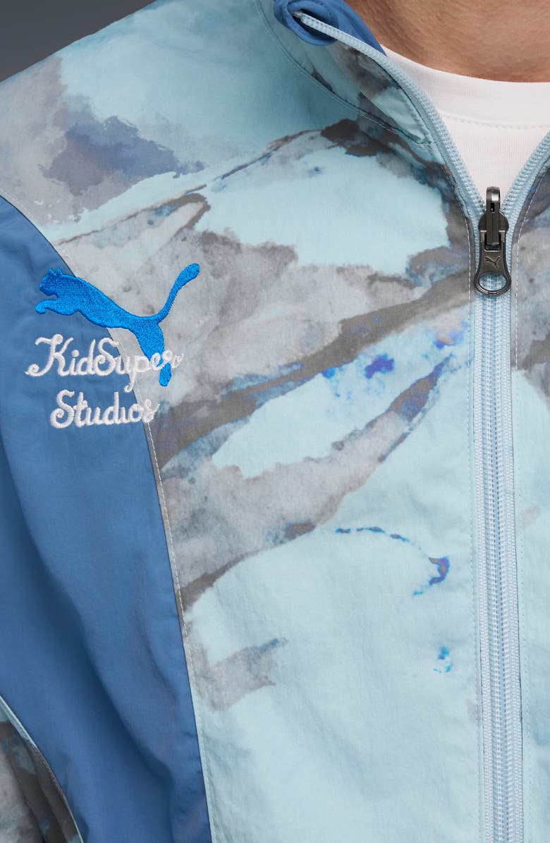 PUMA x KidSuper MTY Reversible Nylon Jacket, Alternate, color, Blue Horizon-Electro Royal