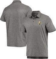 vineyard vines Men's Vineyard Vines Charcoal Vegas Golden Knights Destin Stripe Polo