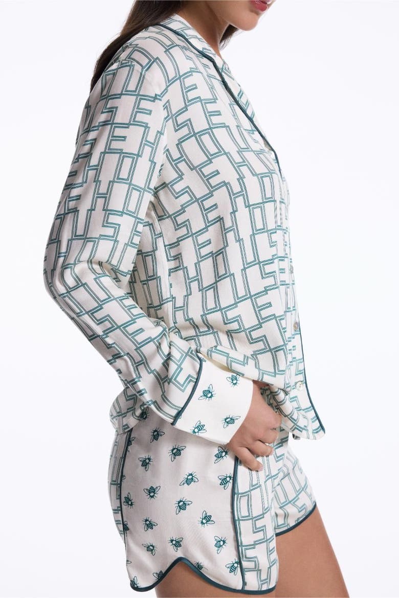 Honey Bee Pyjama Set, Alternate, color, Multicolour