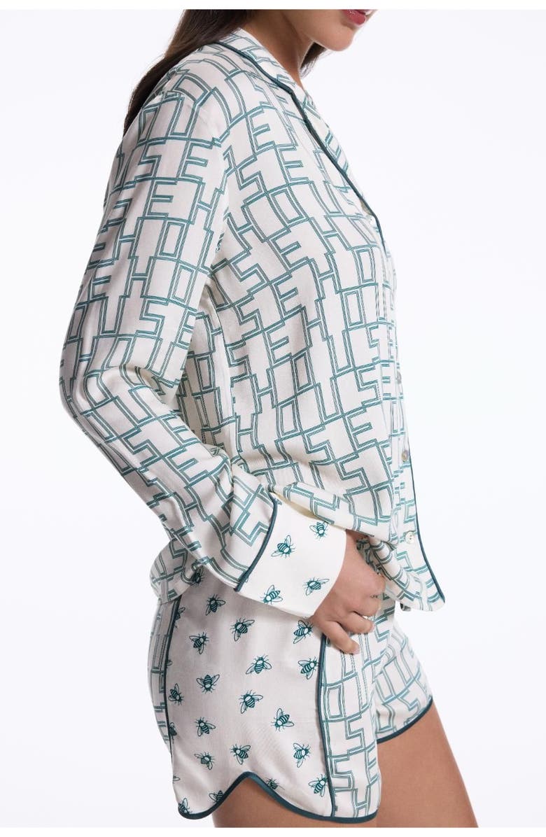 House Of Silk Honey Bee Pyjama Set, Alternate, color, Multicolour