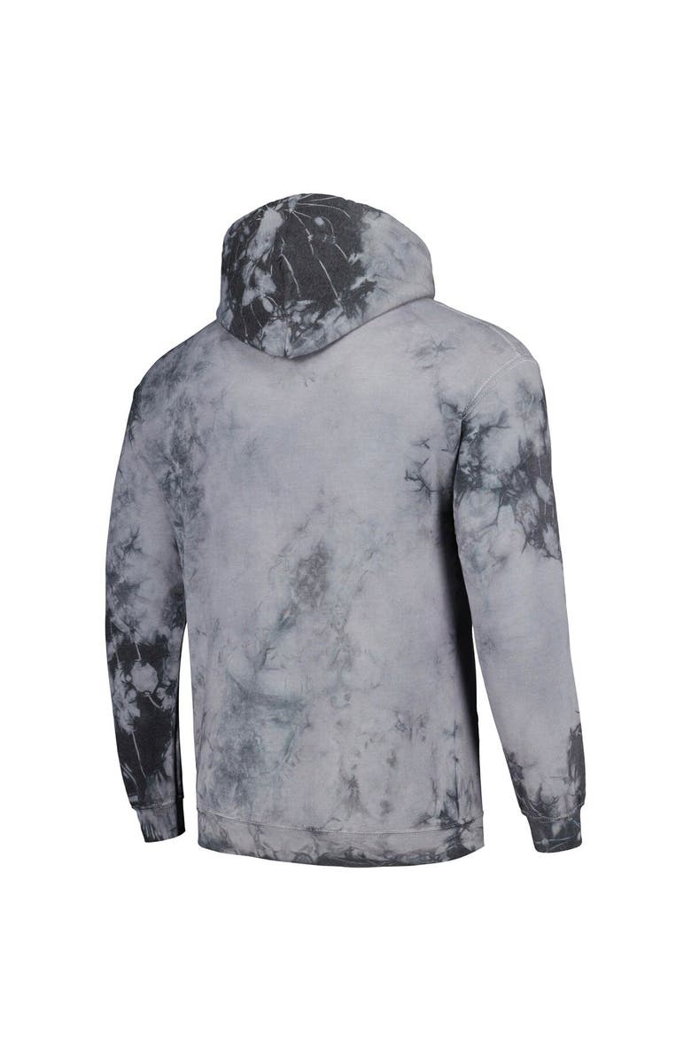 Stadium Essentials Unisex Stadium Essentials Charcoal Chicago Sky Street Art Dark Crystal Tie-Dye Washed Pullover Hoodie, Alternate, color, 