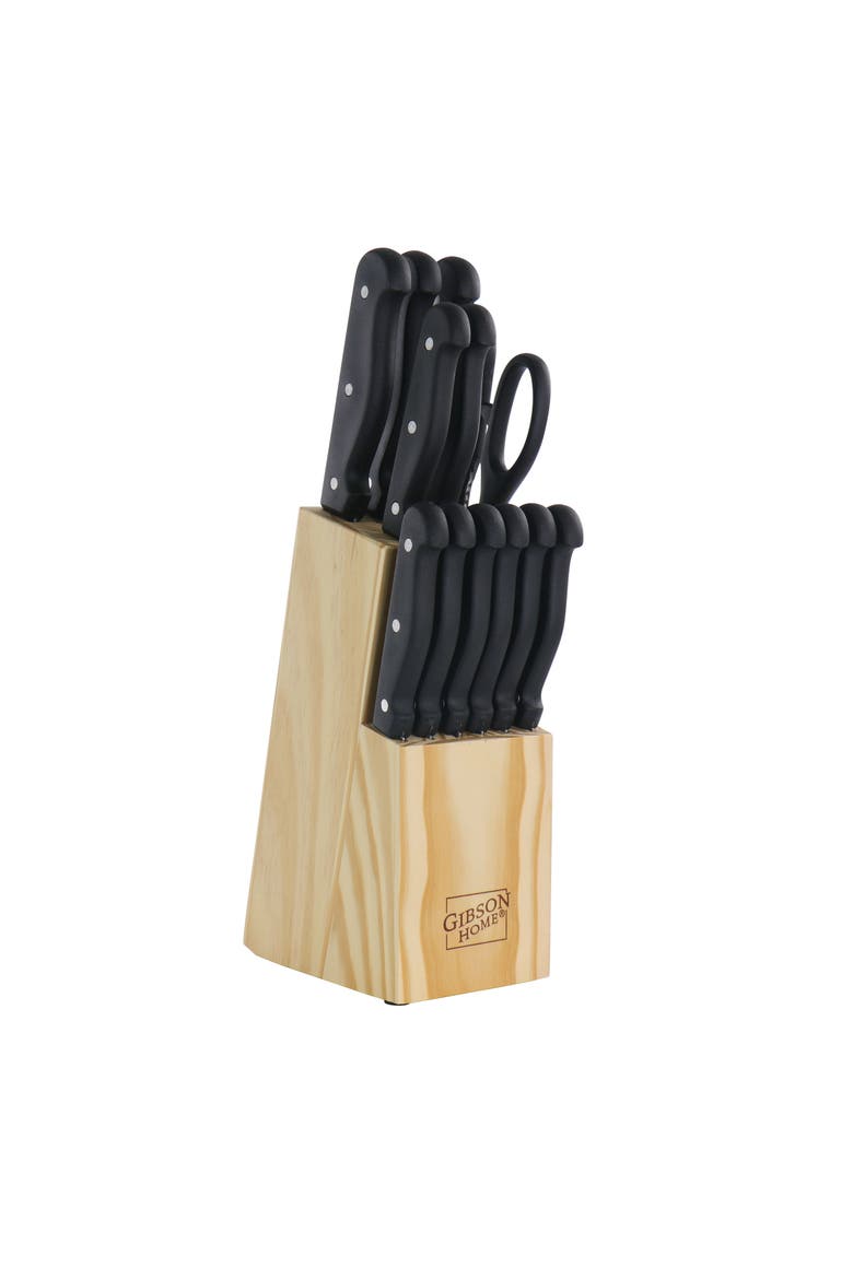 Westover 13 Piece Stainless Steel Cutlery Set, Main, color, Black