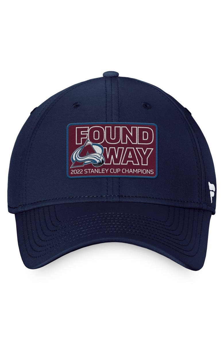 FANATICS Men's Fanatics Navy Colorado Avalanche 2022 Stanley Cup Champions Hometown Flex Hat, Alternate, color, 