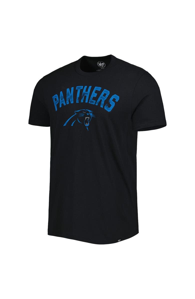'47 Men's '47 Black Carolina Panthers All Arch Franklin T-Shirt, Alternate, color, Black