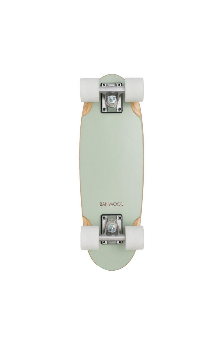Banwood Skateboard Canadian Maple Outdoor Skating Kids Balance, Alternate, color, Mint