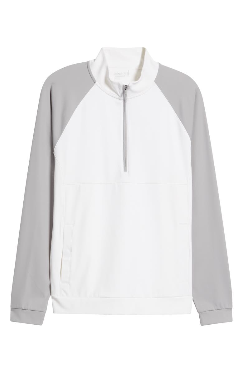 johnnie-O Armstrong Water Resistant Performance Half Zip Pullover, Alternate, color, White