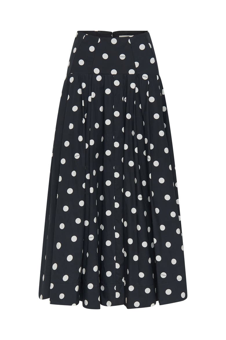 Yasmin Skirt, Alternate, color, BLACK WHITE POLKA DOT