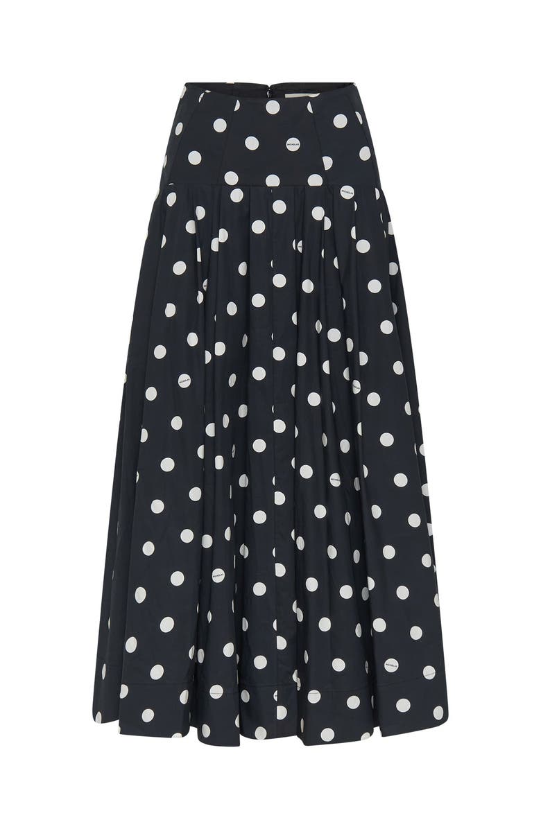 NICHOLAS Yasmin Skirt, Alternate, color, Black White Polka Dot