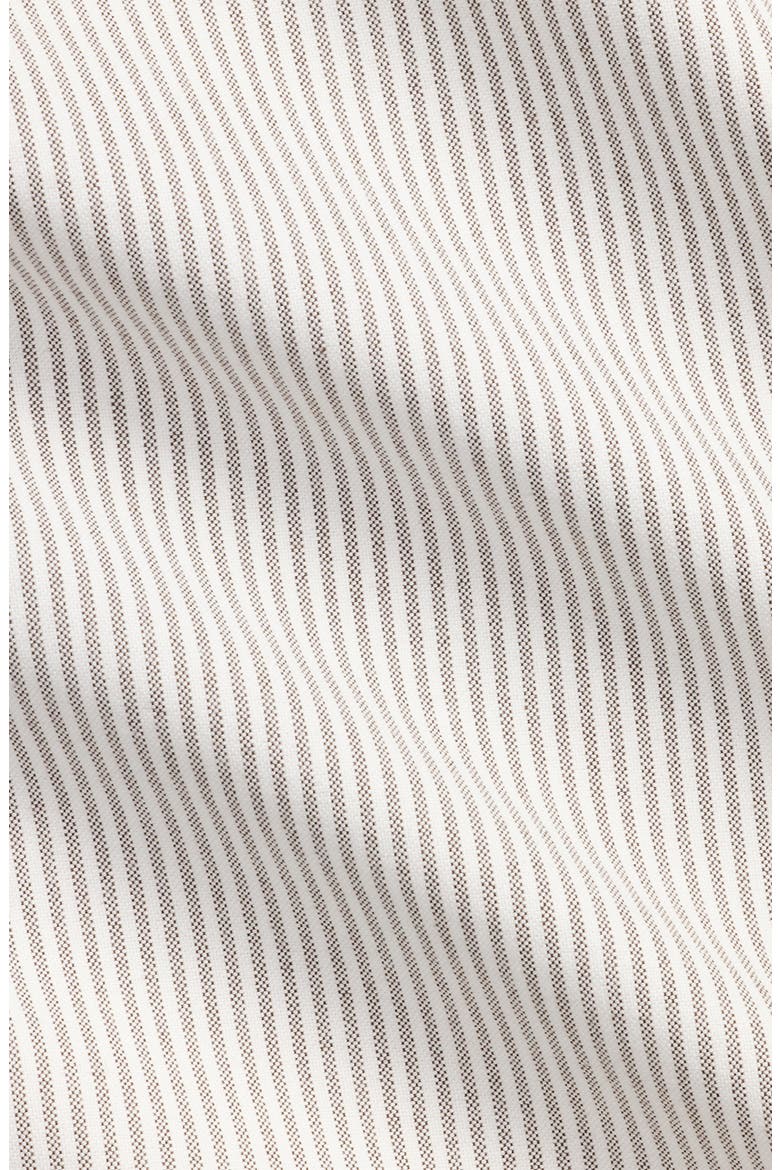 Classic Fit Striped Oxford Shirt, Alternate, color, NUTMEG BROWN WHITE
