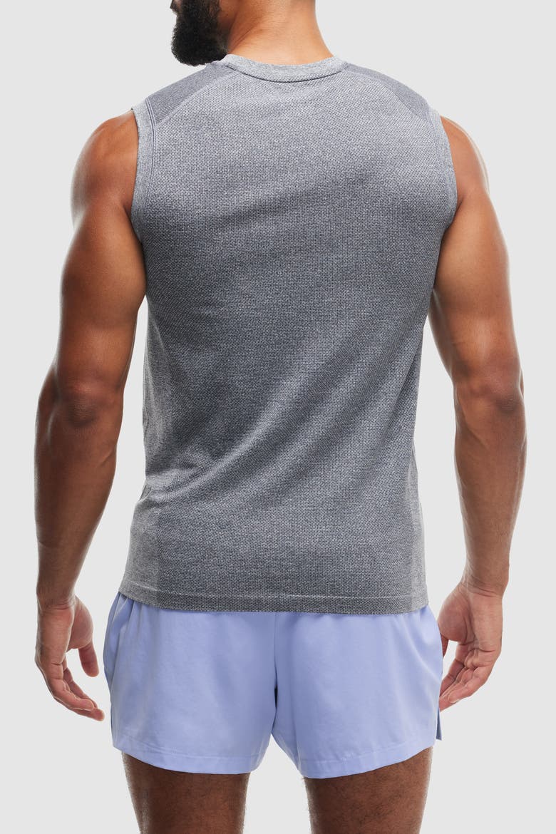 Seamless Muscle Tank, Alternate, color, Dark Grey
