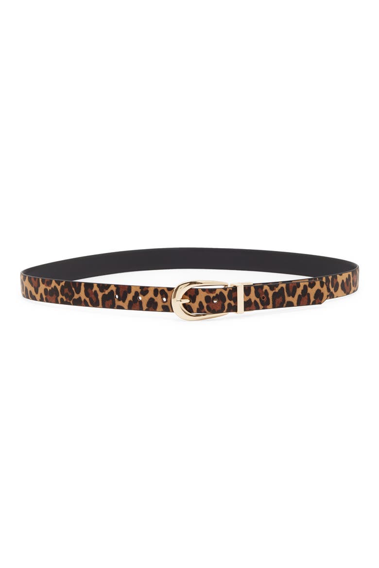Reversible Belt, Alternate, color, BLACK/ LEOPARD