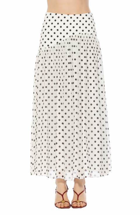 Eris Asymmetric Drop Waist Maxi Skirt