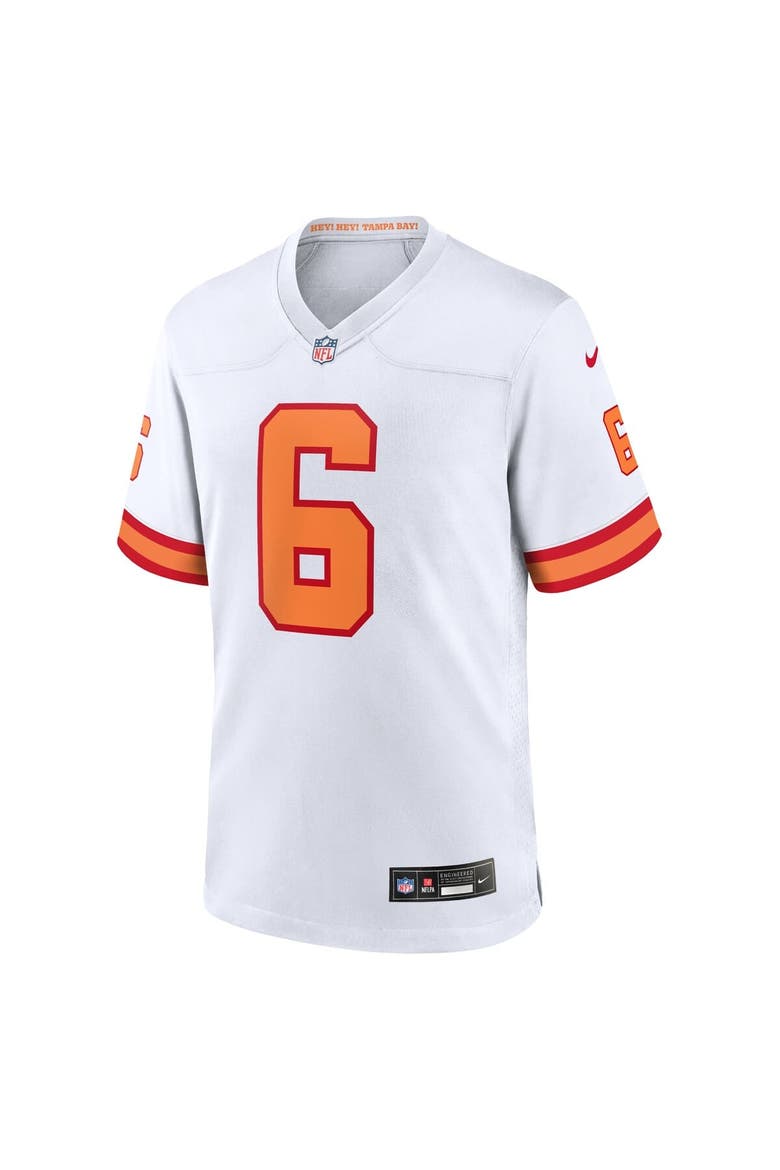 Men's Nike Baker Mayfield White '76 Tampa Bay Buccaneers  Player Game Jersey, Alternate, color, White