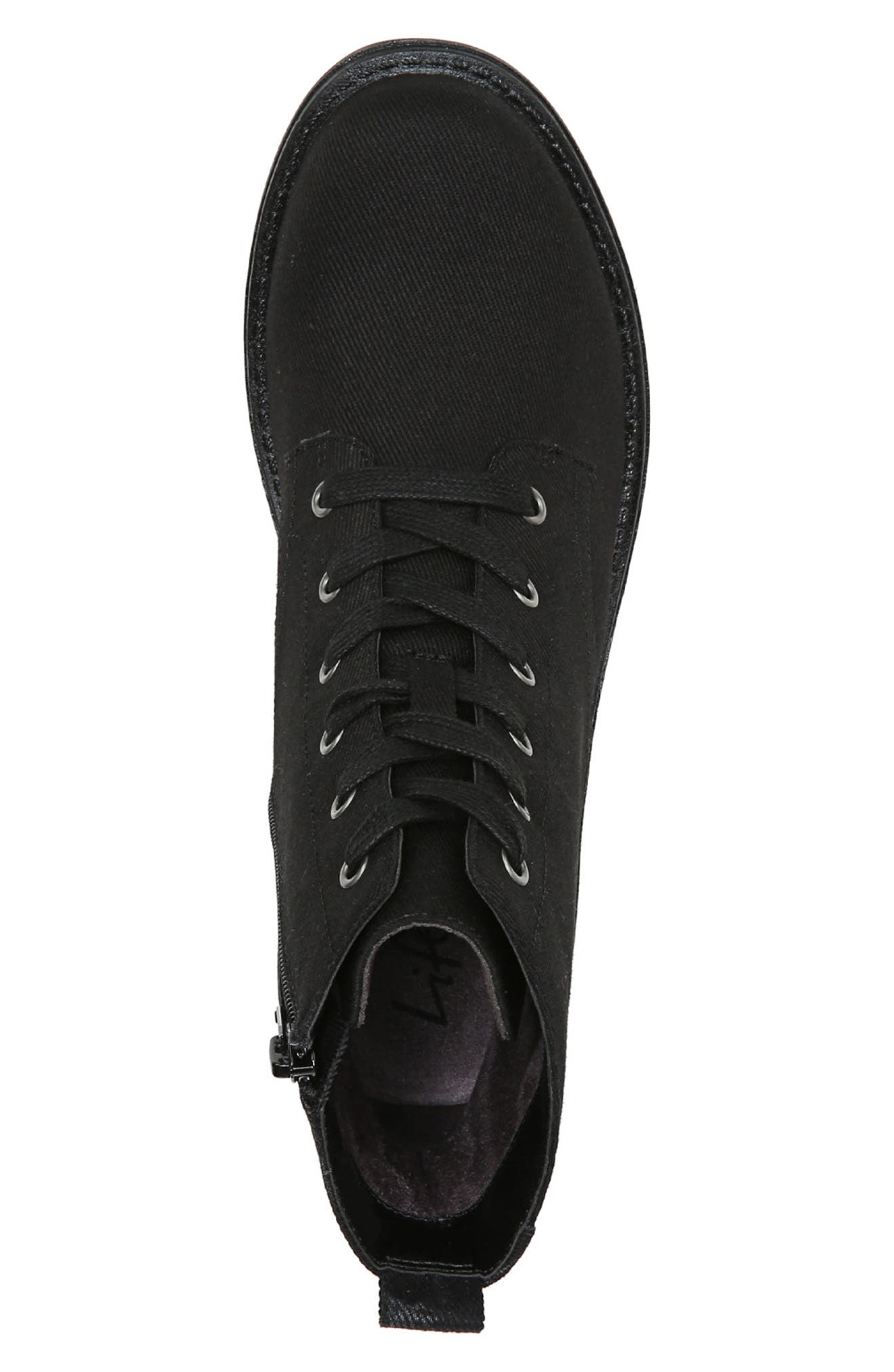 LifeStride Canvas Lug Sole Boot, Alternate, color, 