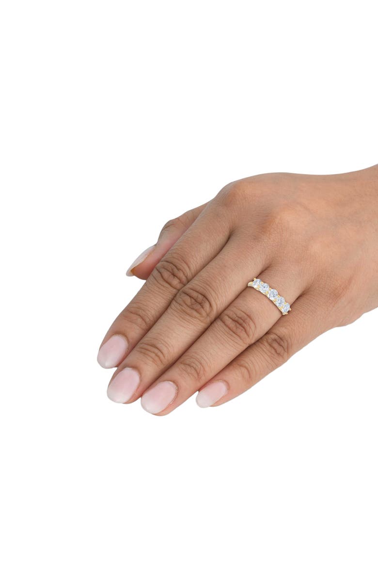 Bliss Diamond 1 1/2 Ct Diamond Five Stone Wedding Ring 14k Gold EX3 Lab Grown, Alternate, color, 