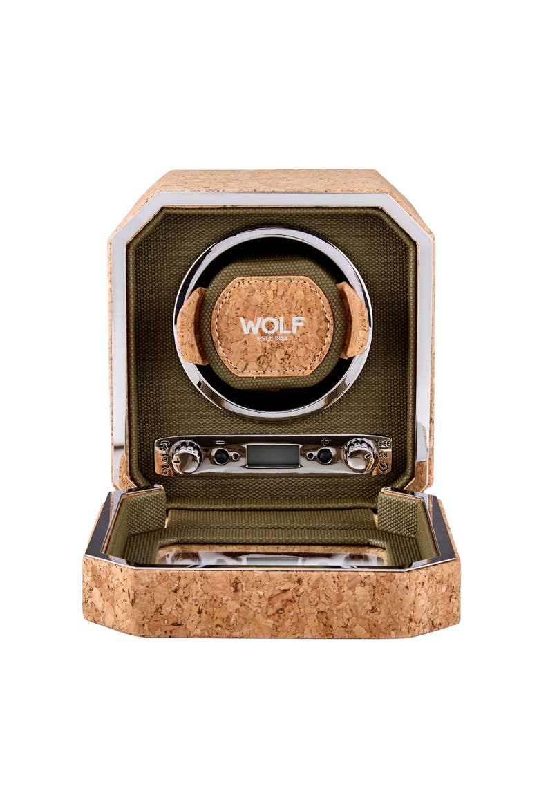 Cortica Single Watch Winder II, Alternate, color, Cork