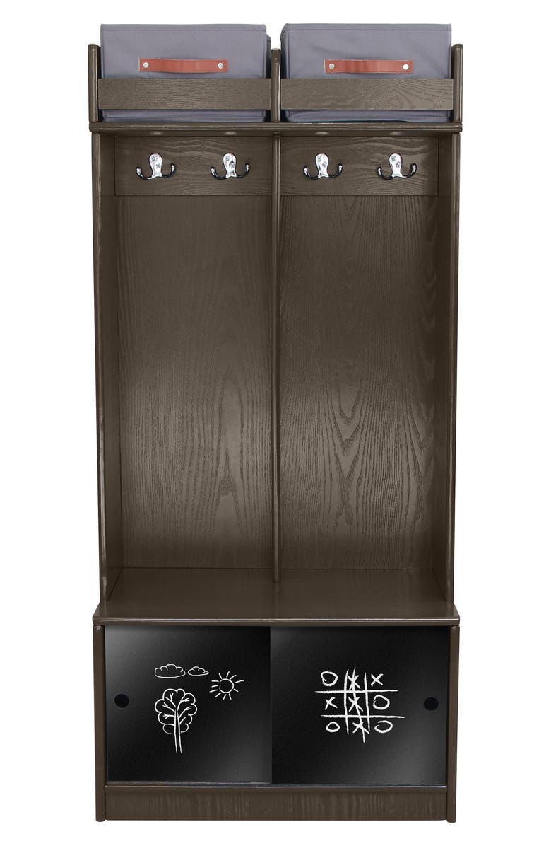 Little Partners Learn 'N Store Deluxe Cubby, Main, color, Premium Charcoal