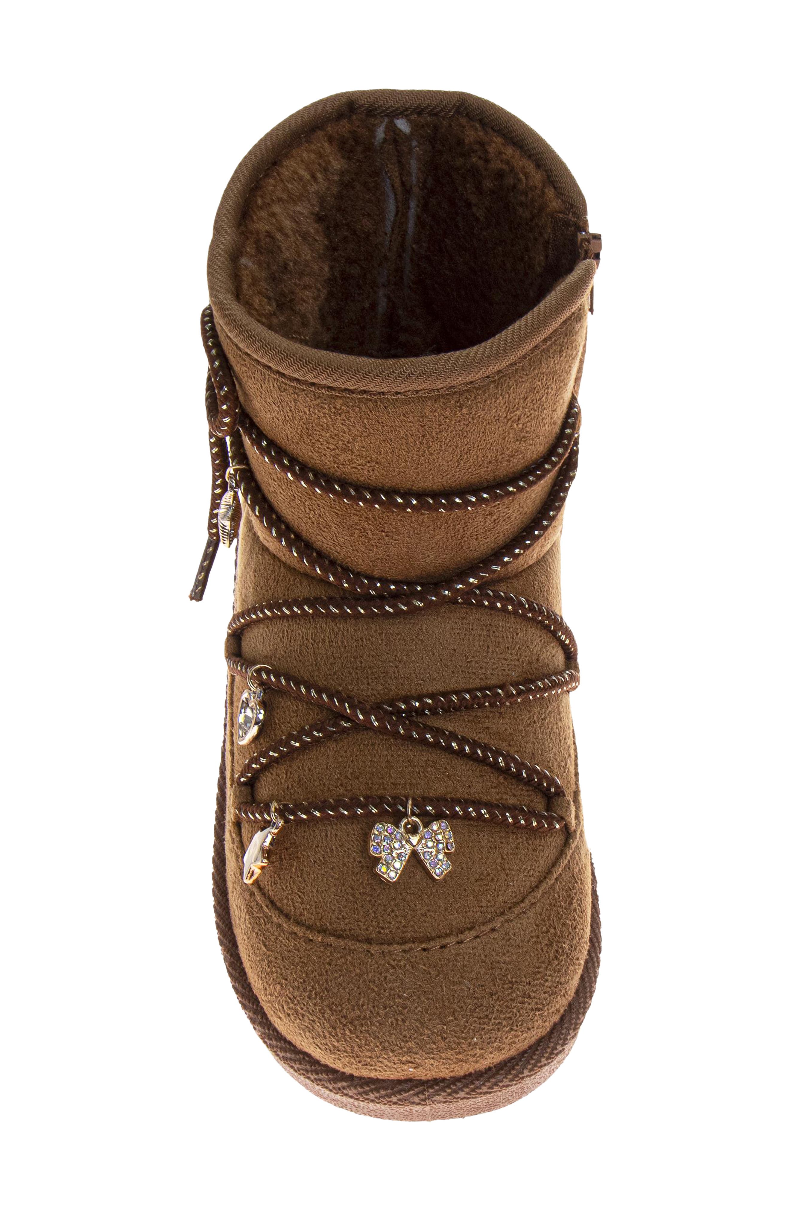 Kids' Cozy Winter Boot, Alternate, color, CHESTNUT